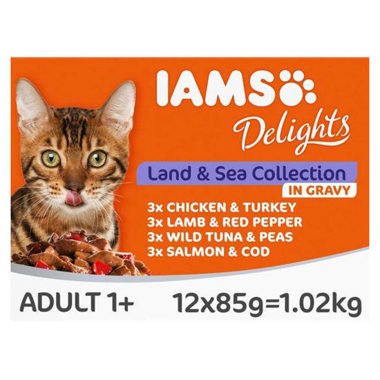 Picture of IAMS CIG LAND/SEA CAT FOOD 85G